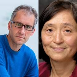 A three-panel portrait compilation of Marc Baldo, Jacopo Buongiorno, and Hsiao-hua K. Burke.